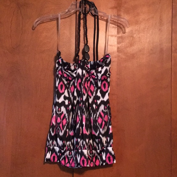 Wet Seal beaded halter top - Picture 1 of 4